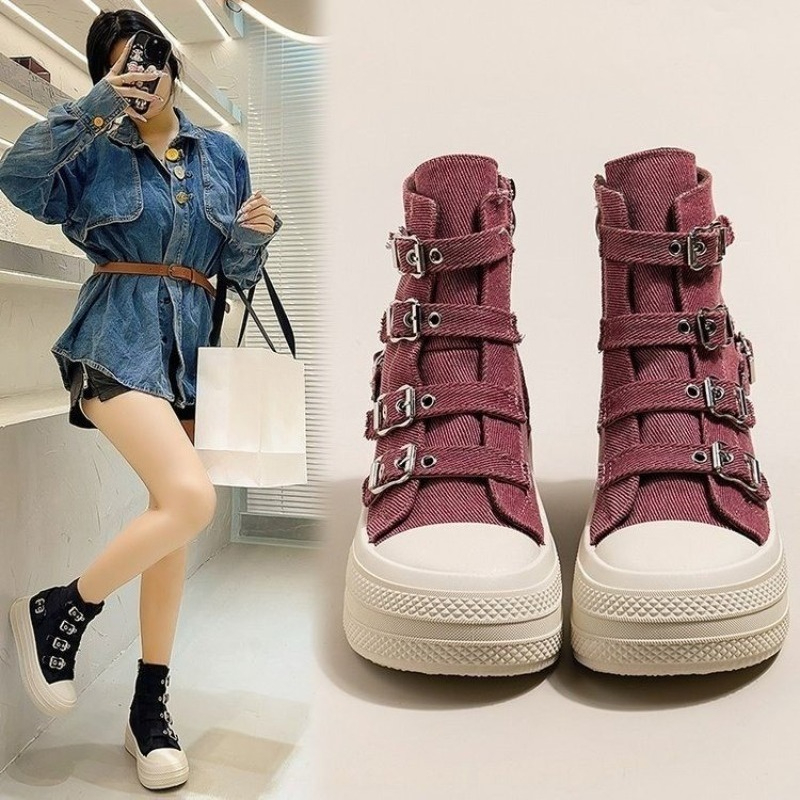 Women'S Shoes - Женские повседневные универсальные высокие кеды на