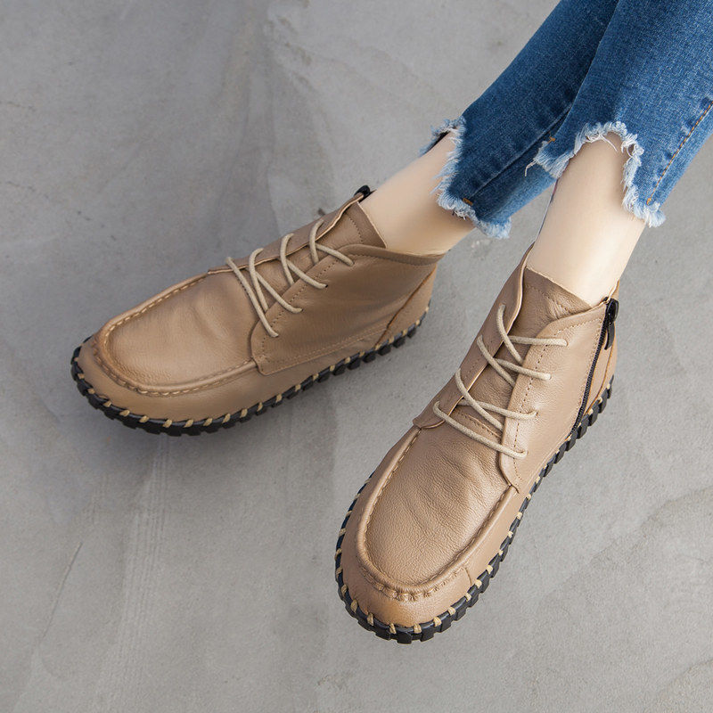 Oxford Lace Up Women - Ботинки женские из натуральной кожи, ботинки-оксфорды