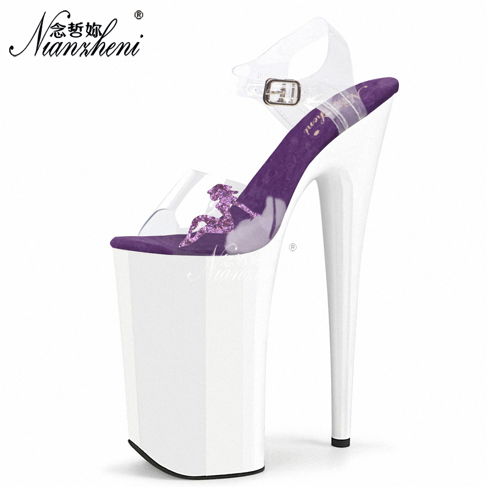 Clear Strap Heel - Экзотические туфли для танцев на пилоне,