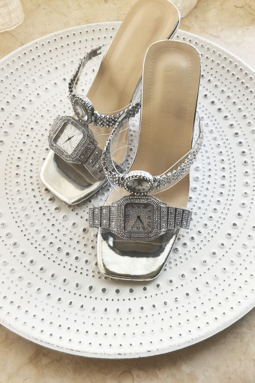 Clear Strap Heel - Оригинальный дизайн, босоножки на высоком каблуке