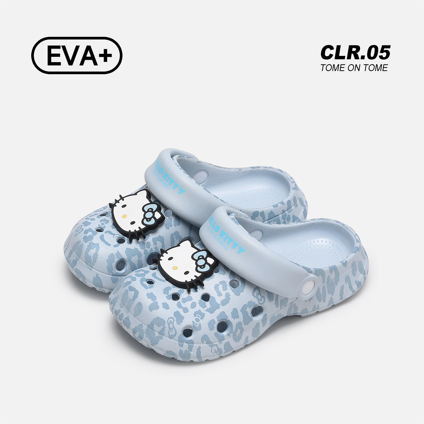 Leopard Print Heels - Женские повседневные тапочки Sanrio Cartoon Hello