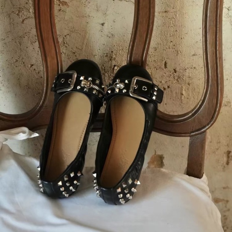 Women'S Shoes - Женские кожаные туфли Мэри Джейн с