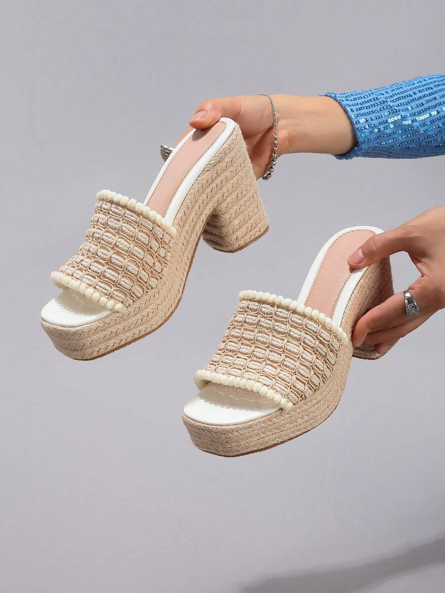 Женские сандалии на платформе  – обзор и цена Cork Wedge Sandal