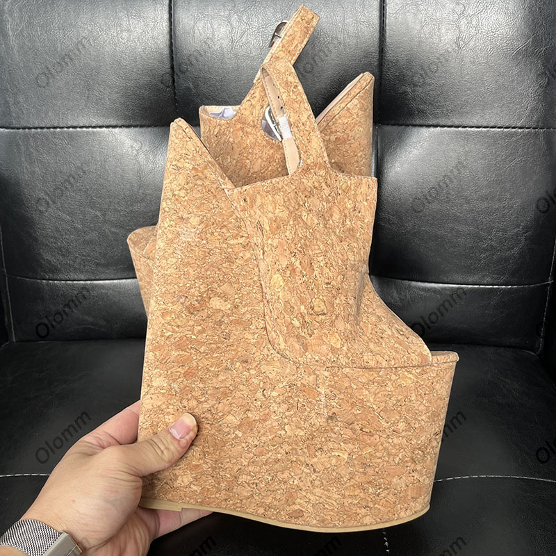 Olomm/женские летние сандалии  – обзор и цена Cork Wedge Sandal