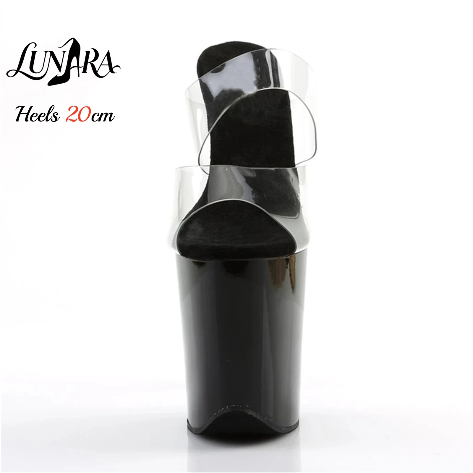 Сексуальные туфли-слиды на уль – обзор и цена Clear Strap Heel