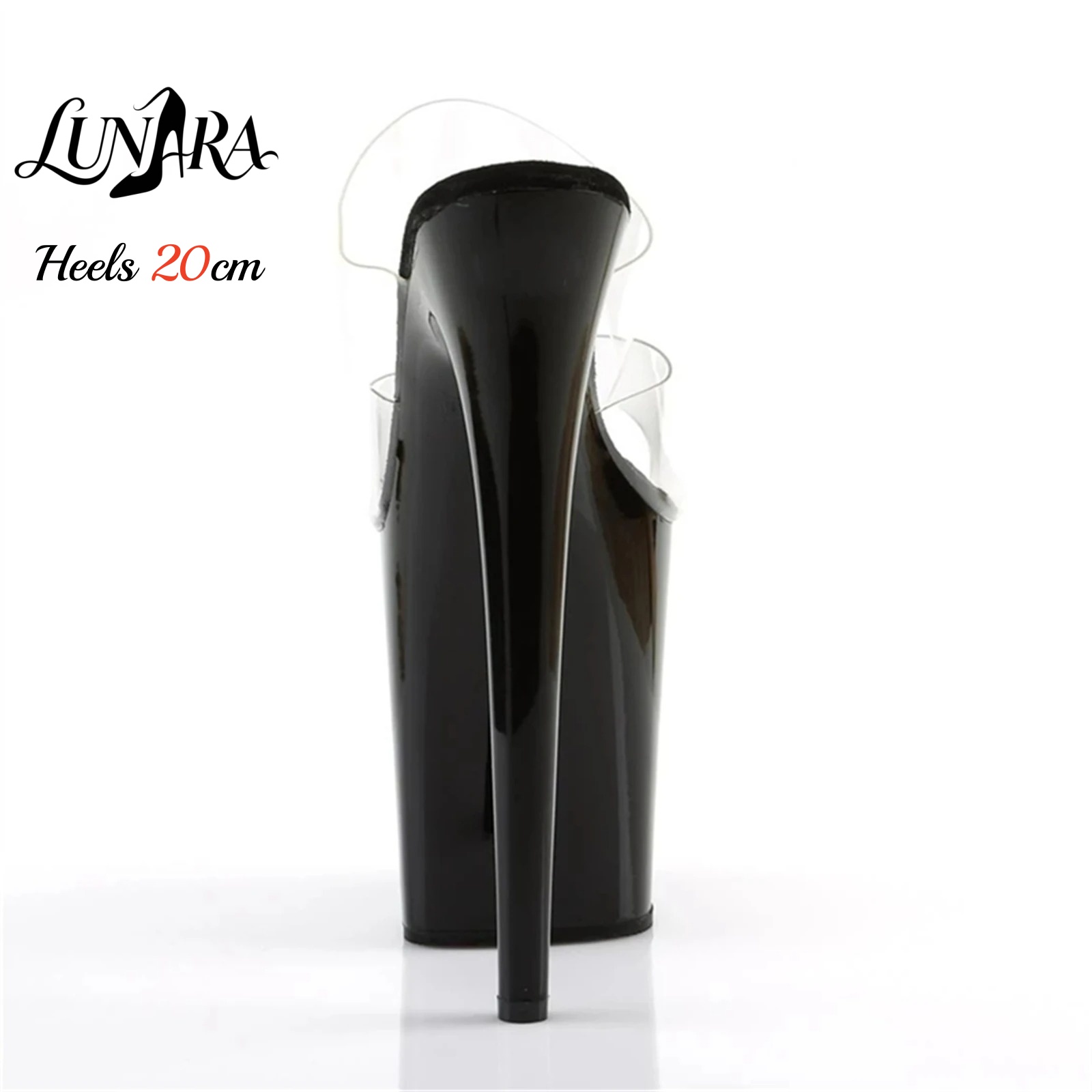 Сексуальные туфли-слиды на уль – обзор и цена Clear Strap Heel