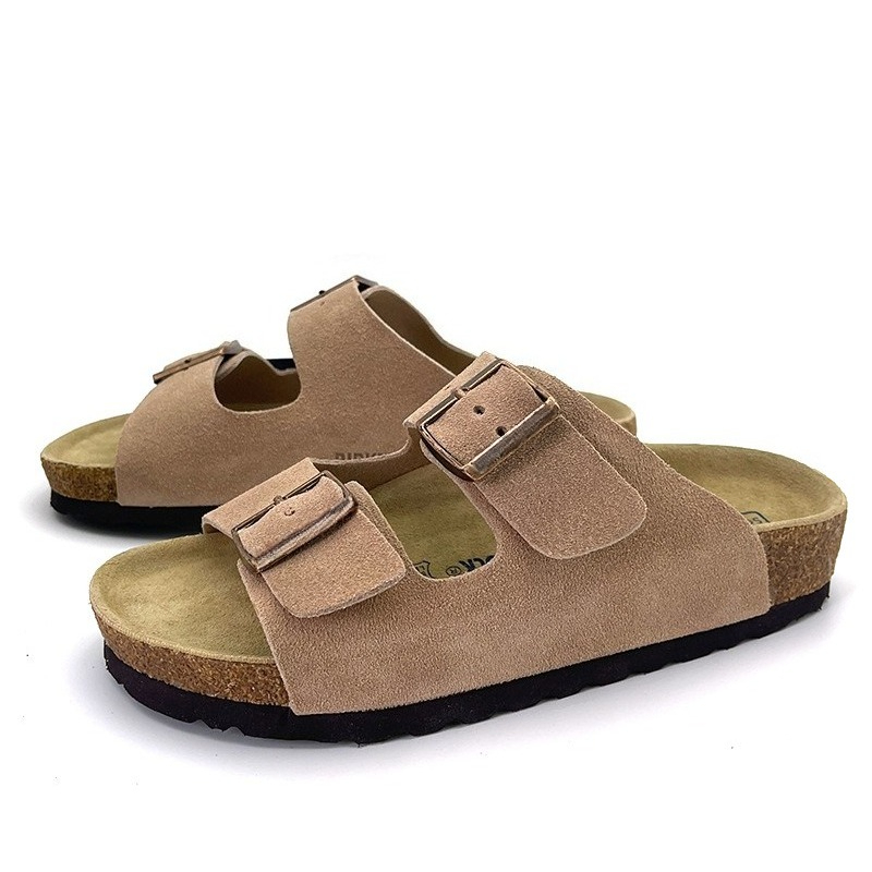 Модные замшевые кожаные шлепан – обзор и цена Cork Wedge Sandal