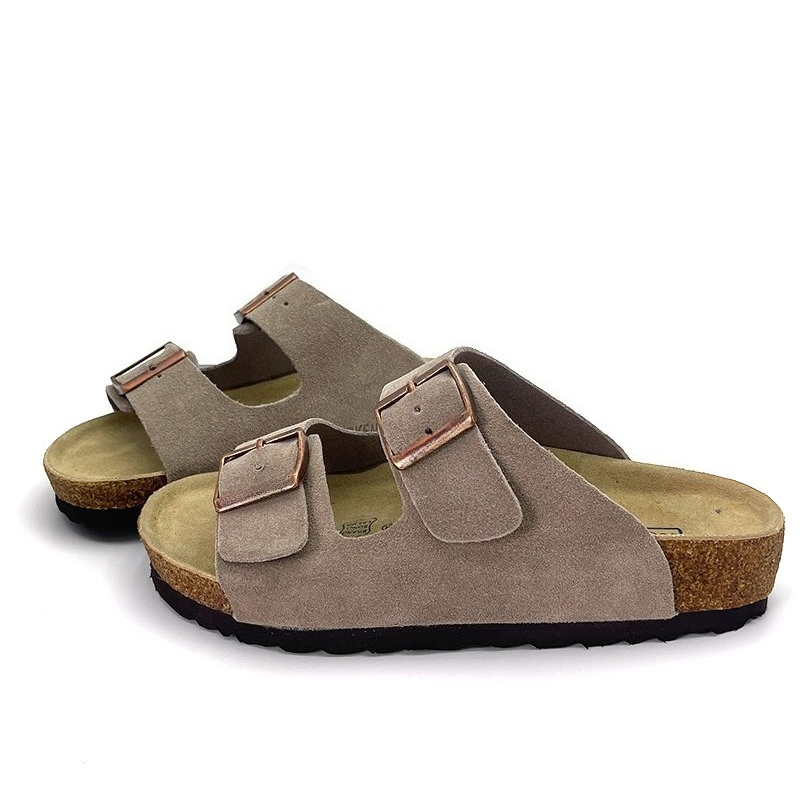 Модные замшевые кожаные шлепан – обзор и цена Cork Wedge Sandal
