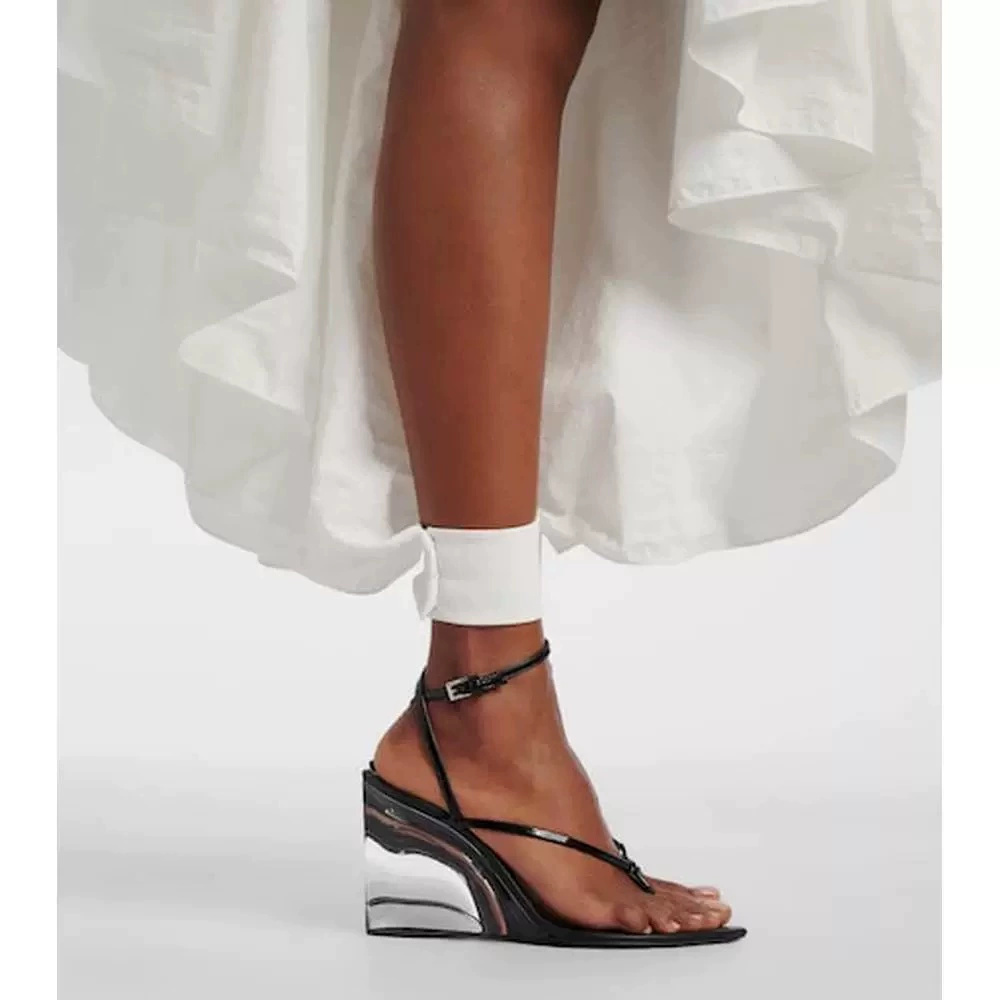 Женские босоножки из лакирован – обзор и цена Clear Strap Heel
