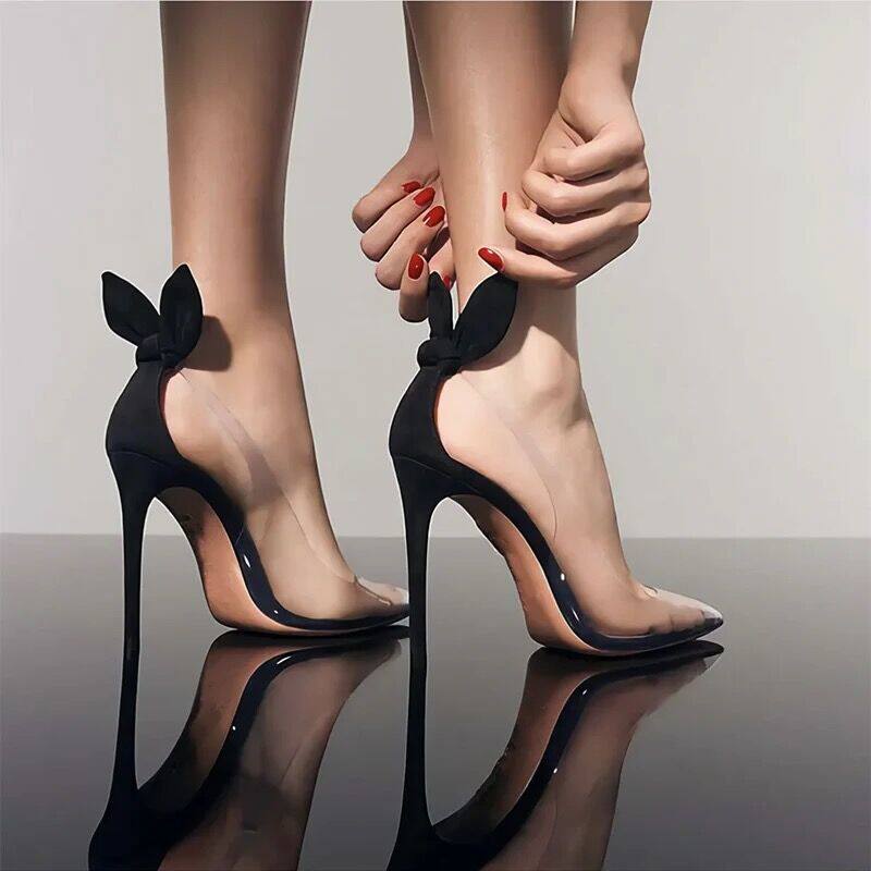 Новые летние сексуальные туфли – обзор и цена Clear Strap Heel