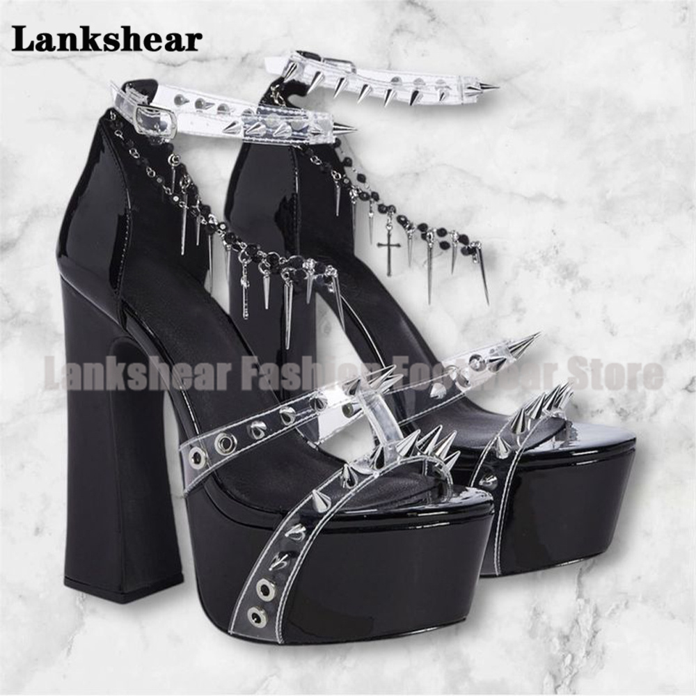 Прозрачные сандалии из ПВХ на  – обзор и цена Clear Strap Heel