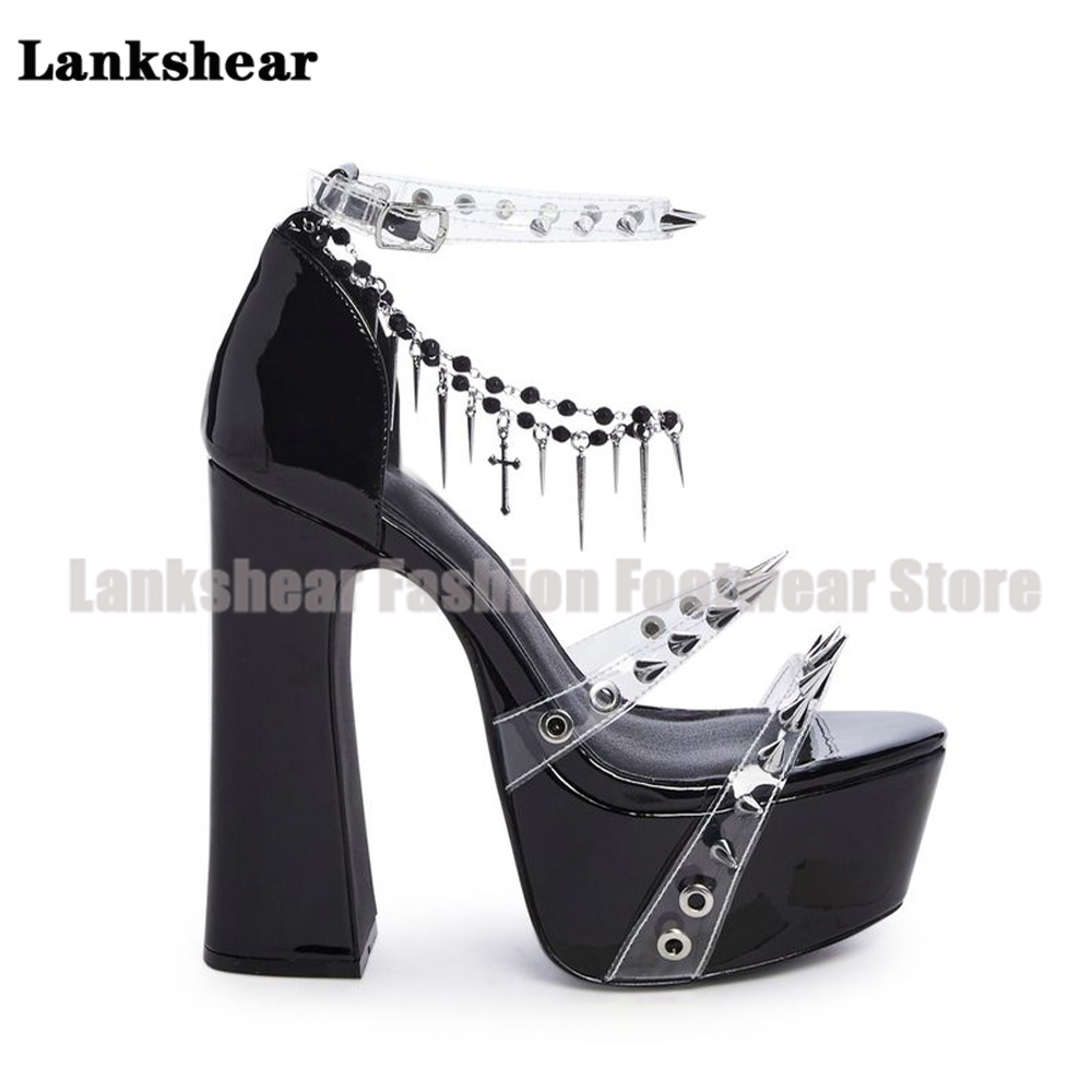 Прозрачные сандалии из ПВХ на  – обзор и цена Clear Strap Heel
