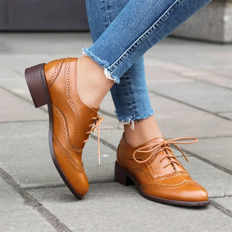 Британские женские оксфорды на – обзор и цена Oxford Lace Up Women