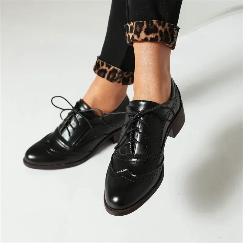 Британские женские оксфорды на – обзор и цена Oxford Lace Up Women