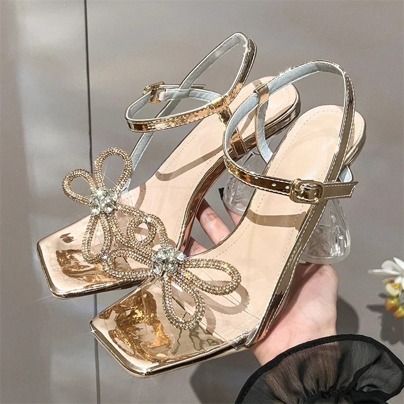 Aneikeh модные женские сандали – обзор и цена Clear Strap Heel
