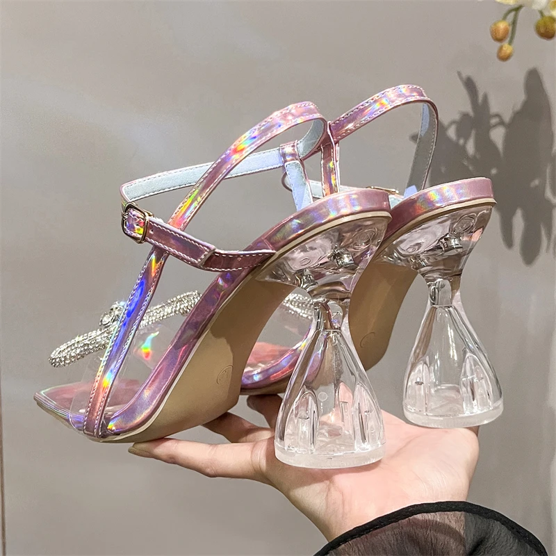 Aneikeh модные женские сандали – обзор и цена Clear Strap Heel
