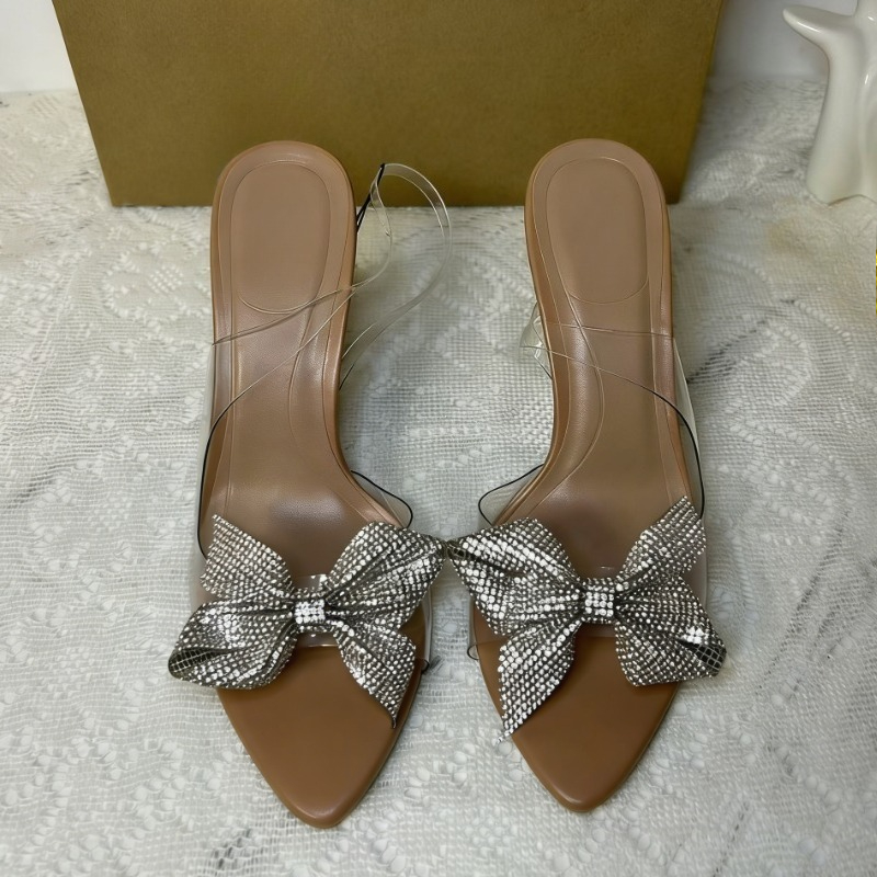 Прозрачные туфли-мюли на высок – обзор и цена Clear Strap Heel