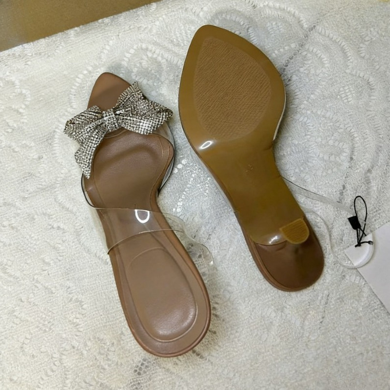 Прозрачные туфли-мюли на высок – обзор и цена Clear Strap Heel