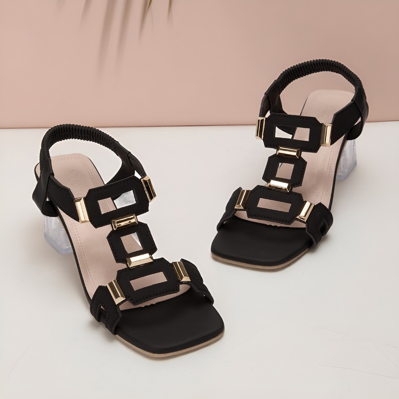 Модные женские босоножки больш – обзор и цена Clear Strap Heel