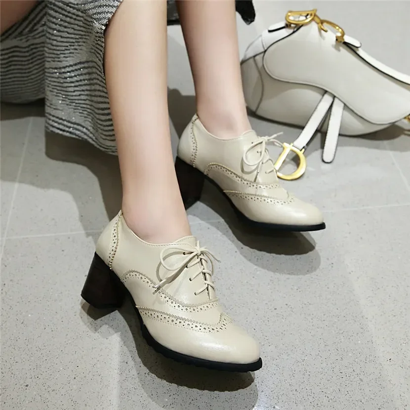 Британские женские оксфорды на – обзор и цена Oxford Lace Up Women