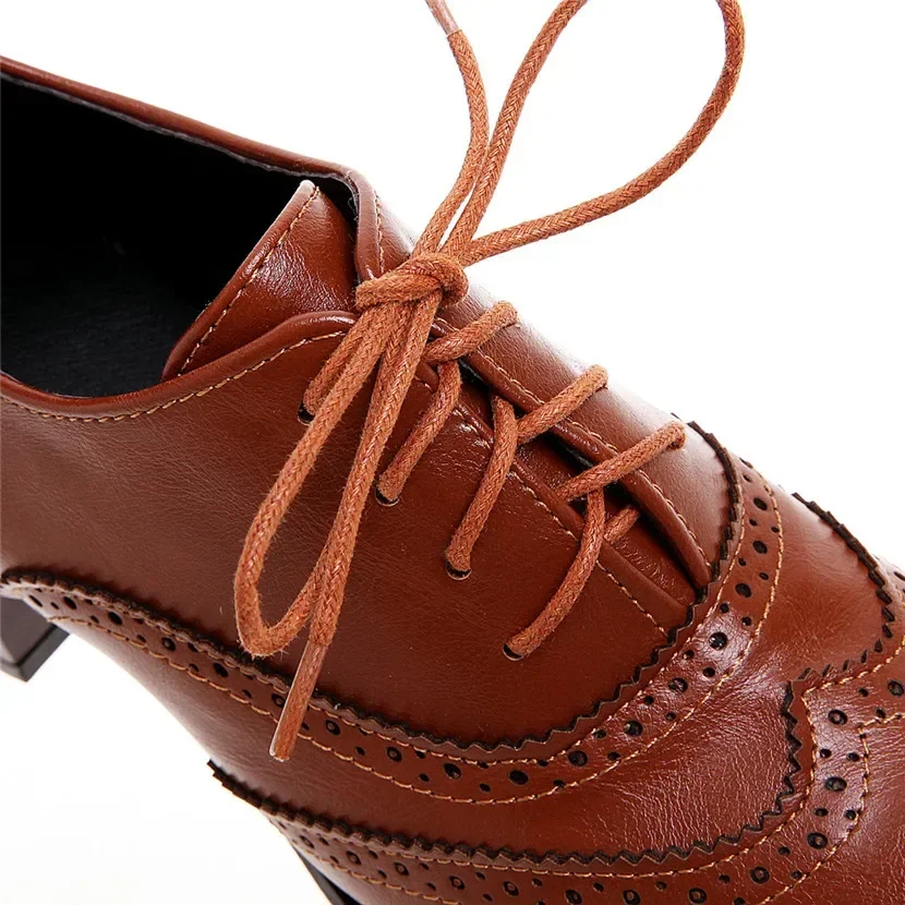 Британские женские оксфорды на – обзор и цена Oxford Lace Up Women