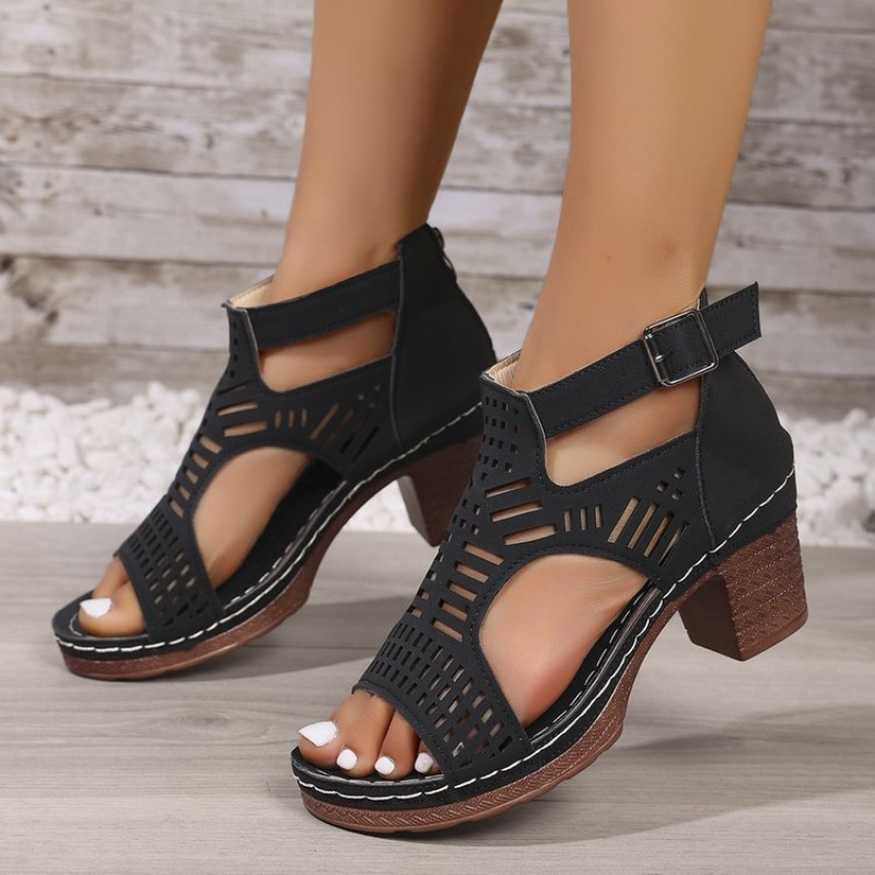 Женские сандалии в римском сти – обзор и цена Cork Wedge Sandal
