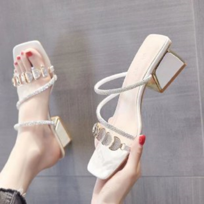 Женские летние сандалии с проз – обзор и цена Clear Strap Heel