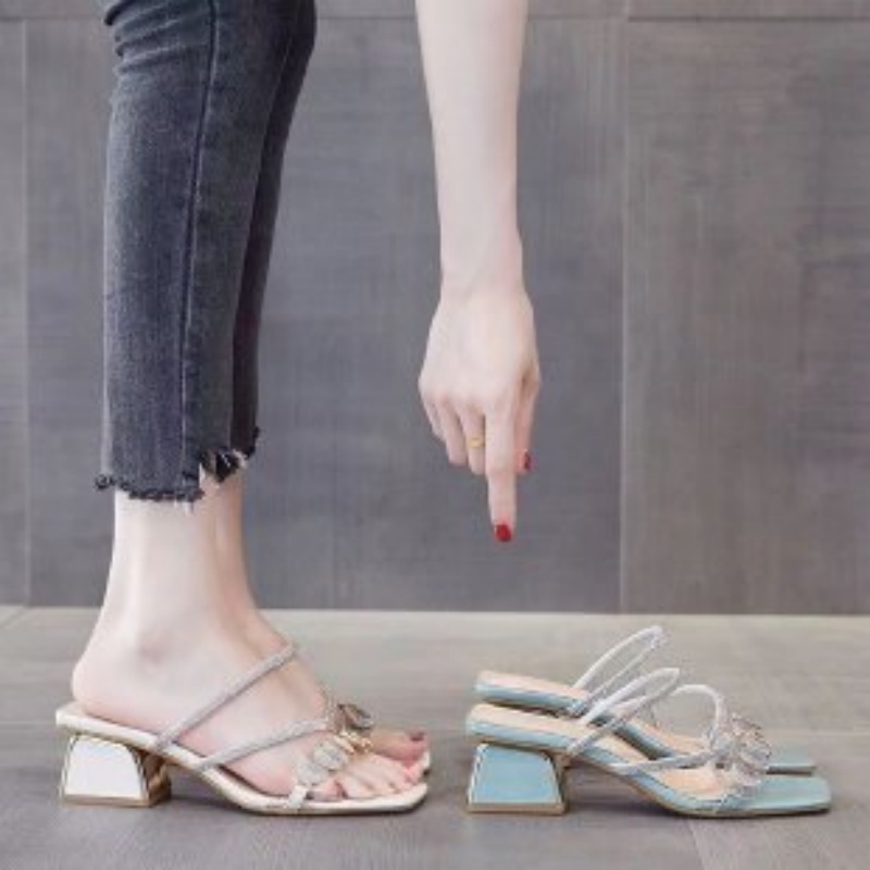 Женские летние сандалии с проз – обзор и цена Clear Strap Heel