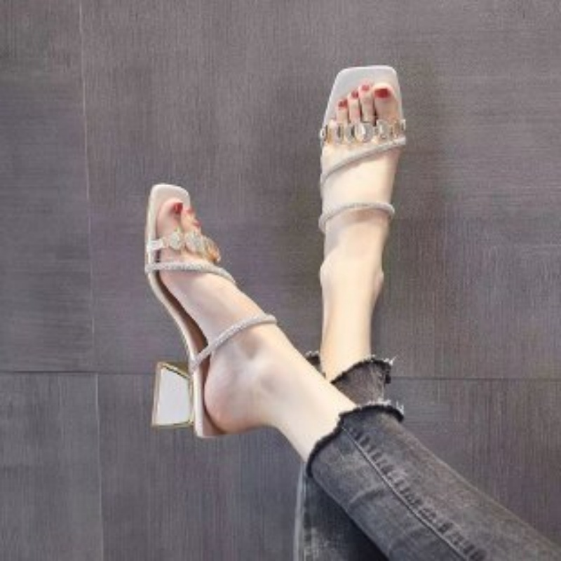 Женские летние сандалии с проз – обзор и цена Clear Strap Heel