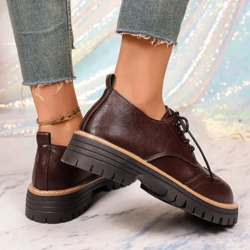 Женские классические оксфорды  – обзор и цена Oxford Lace Up Women