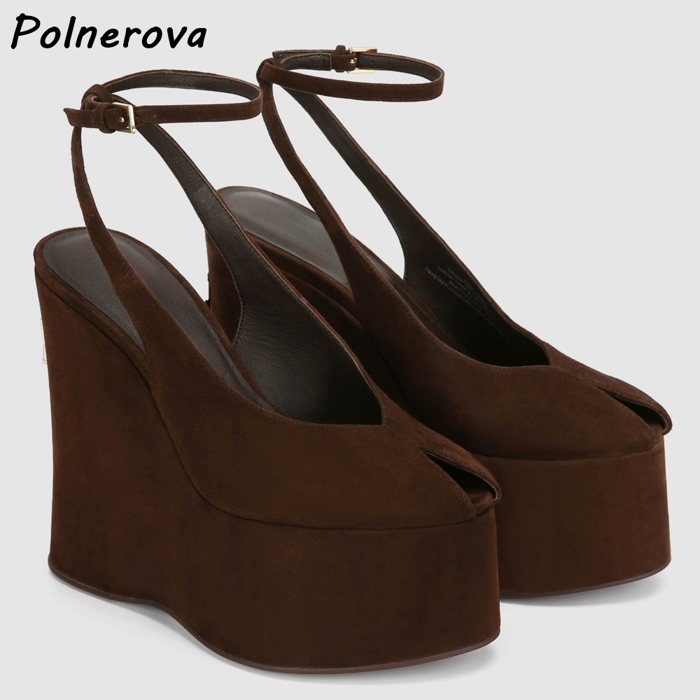 Женские летние туфли Y2K из ла – обзор и цена Cork Wedge Sandal