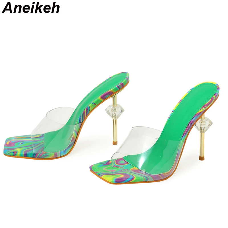 Aneikeh/Новые пикантные странн – обзор и цена Clear Strap Heel